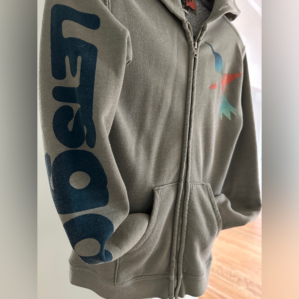 Freecity Tan Hoodie with Nature Graphic - Picture 3 of 9